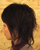 ミディアム　ヘアスタイル
伸ばしかけの方にオススメ！ルーズミディアム サイド