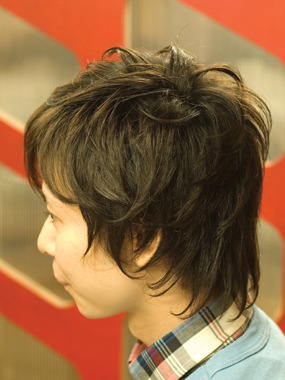 メンズ　ヘアスタイル　プレッピーショートサイド