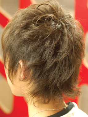 メンズ　ヘアスタイル　<br />
プチボリュームショート