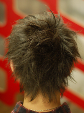 メンズ　ヘアスタイル　
セームレイヤー３Dカットバック